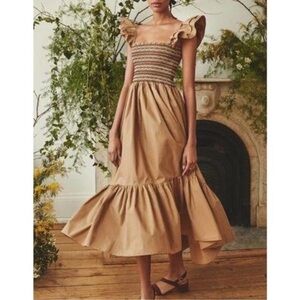 Cara Cara Ruby Dress in Khaki Mix Size Small